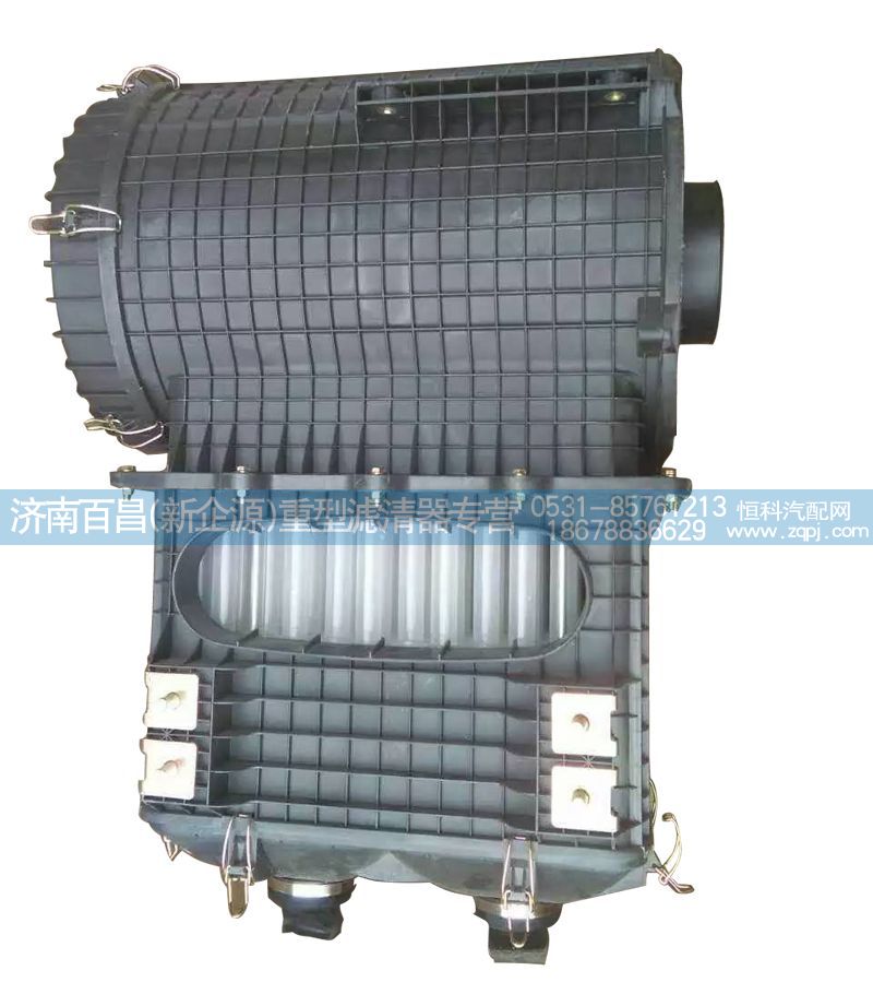 解放J6--50V,沙漠空濾器總成,濟(jì)南百昌（新企源）重型濾清器專營店